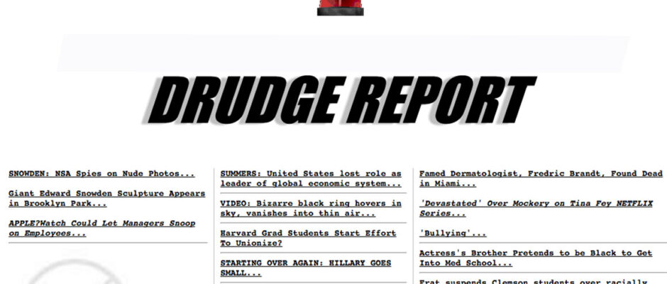 Drudge Report 2019