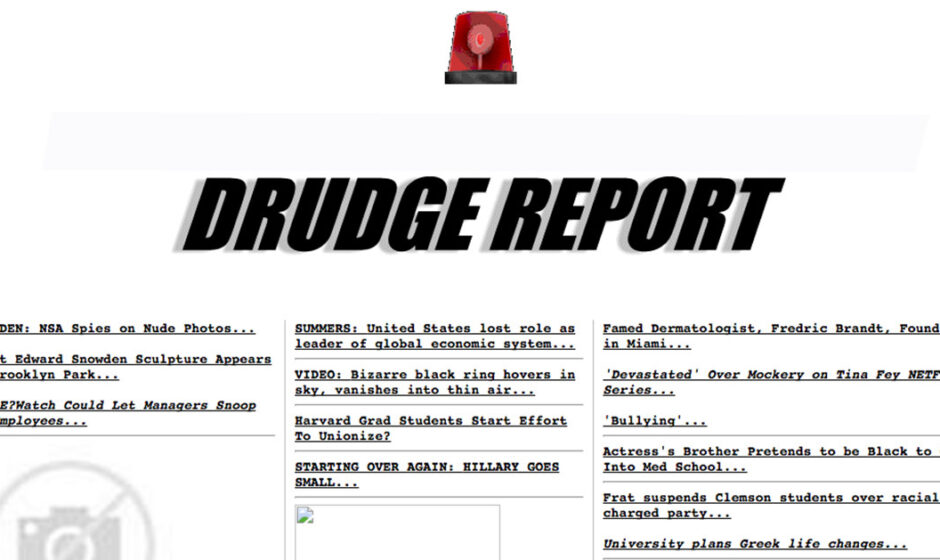 Drudge Report 2019