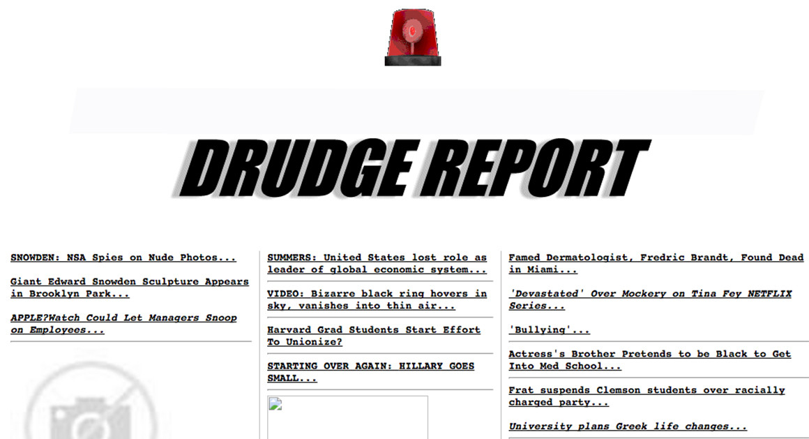 Drudge Report 2019: The Turning Point in Conservative Media History